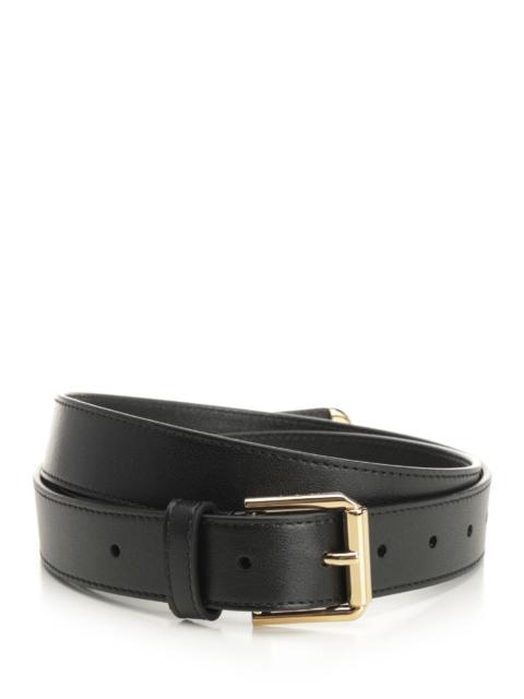 Givenchy 30mm Voyou Metal Tip Belt Belts Black