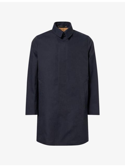 Paul Smith Classic-Collar Cotton-Blend Mac Jacket