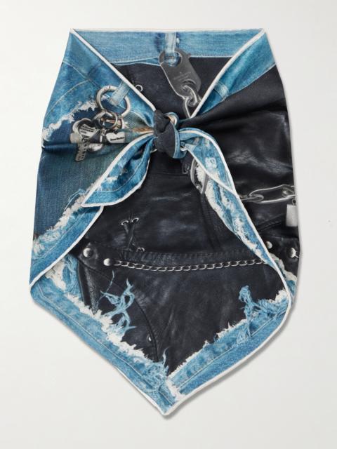 Acne Studios Printed Silk Scarf