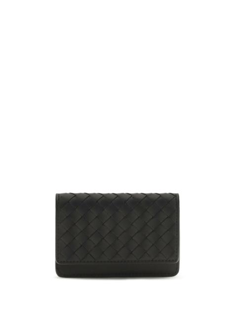 Bottega Veneta Bottega Veneta Intrecciato Leather Wallet Black