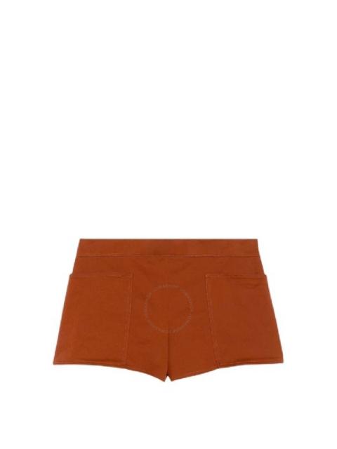 Max Mara Max Mara Riad Stretch-Cotton Low Waisted Shorts, Brand Size 42 ( US Size 8 )
