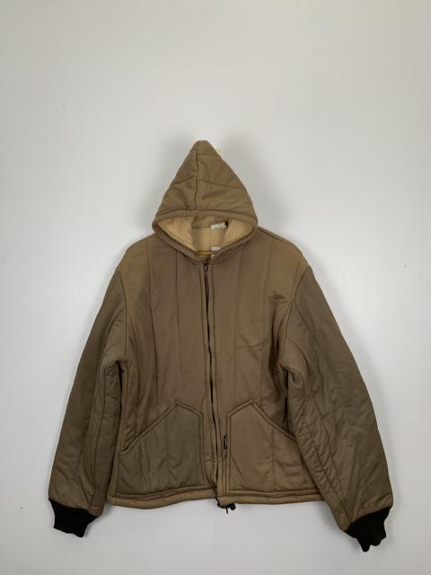 Other Designers Vintage - Vintage 2000 Military Hoodie Puffer Jacket Made In USA