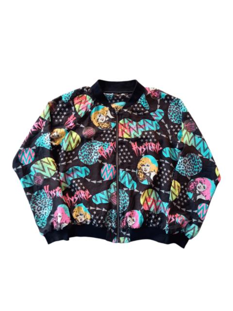 Hysteric glamour aop mesh bomber jacket
