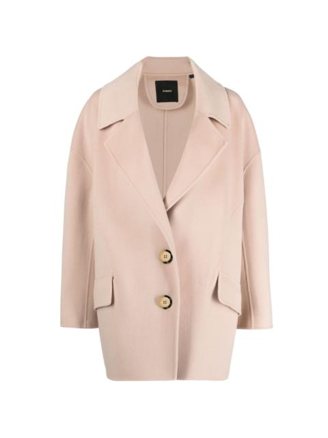 PINKO single-breasted wool coat