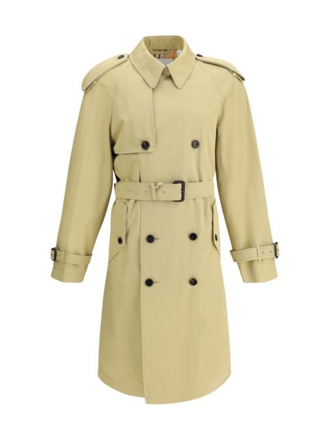 Burberry Burberry Men Medium Cotton Gabardine Trench Coat