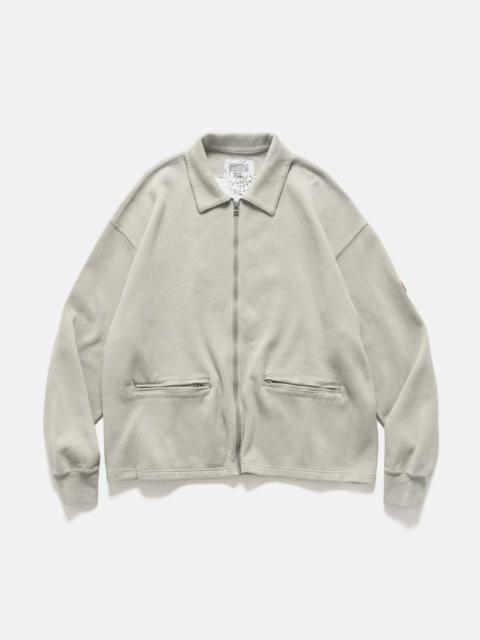 Cav Empt DBL Knit Collared Zip Up Khaki