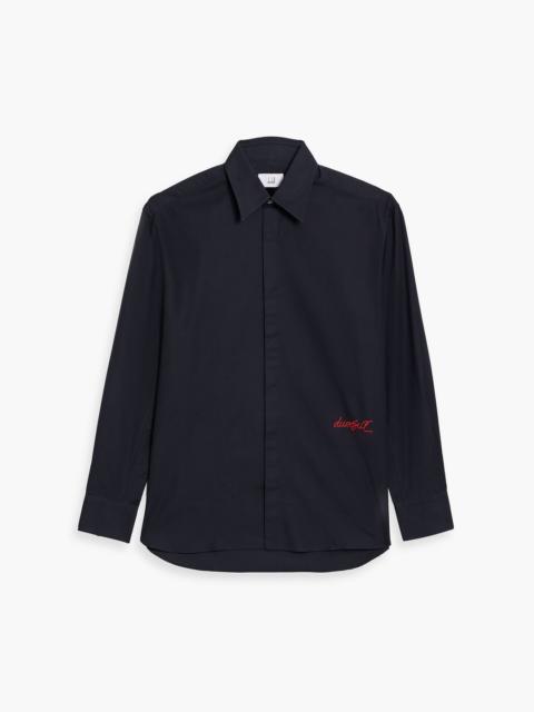 Other Designers Embroidered cotton-piqué shirt