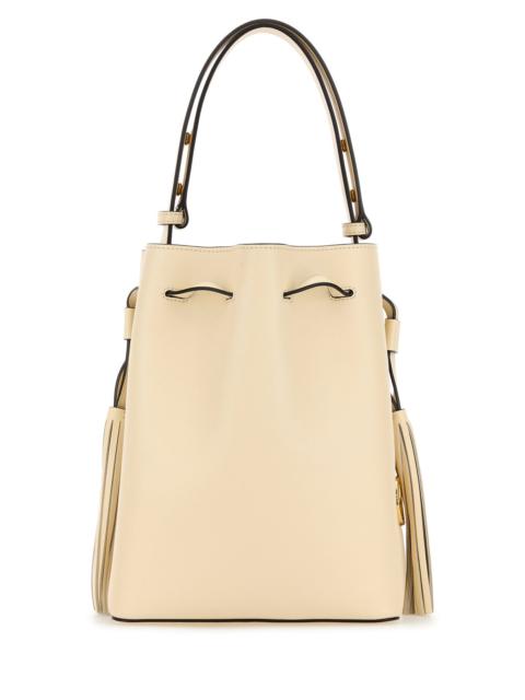 Valentino Ivory leather VLogo Signature bucket bag