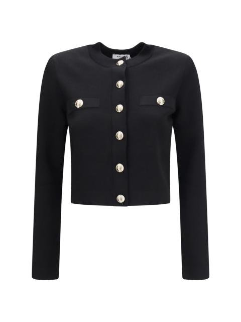Balmain Balmain Round-neck Viscose Cardigan Noir