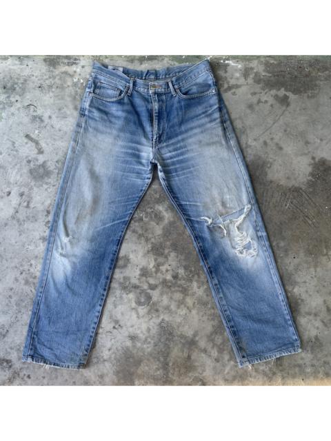 Other Designers Vintage - Vintage Japanese Distressed Thrashed Jeans Denim Pants