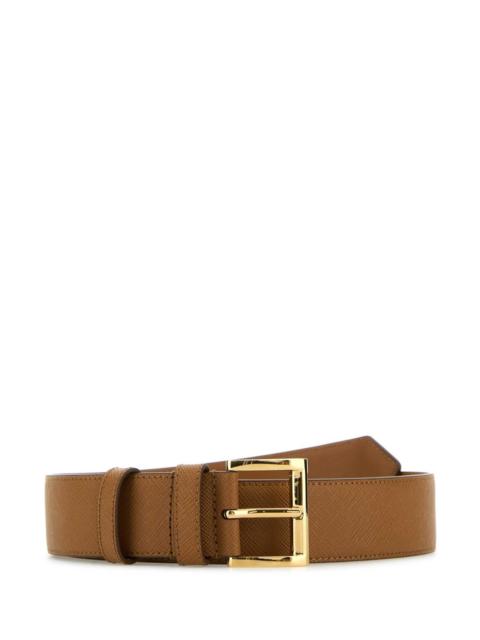 Prada Prada Women Caramel Leather Belt