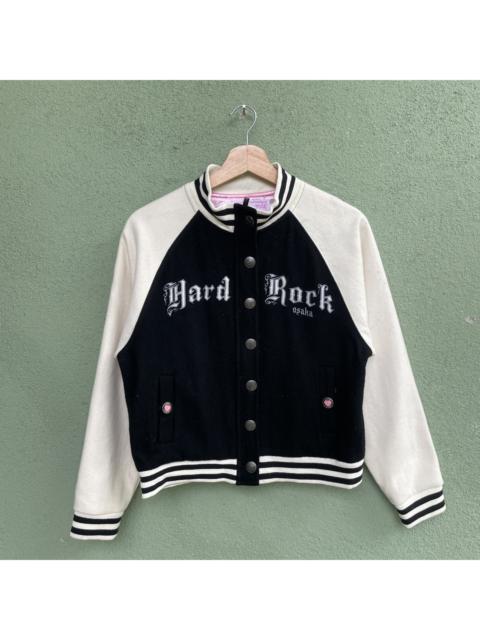 Other Designers Hard Rock Cafe - Vintage Hard Rock Cafe Spell Out Logo Button Up Jacket