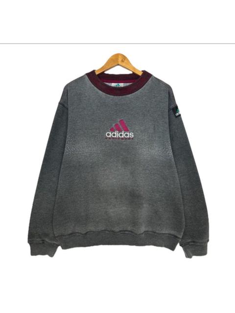adidas Pick‼️Vintage 90s Adidas Equipment Sweatshirt Grey Sweatshirt