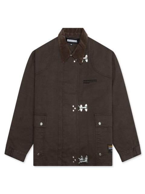 NEIGHBORHOOD FIREMAN JACKET - BROWN