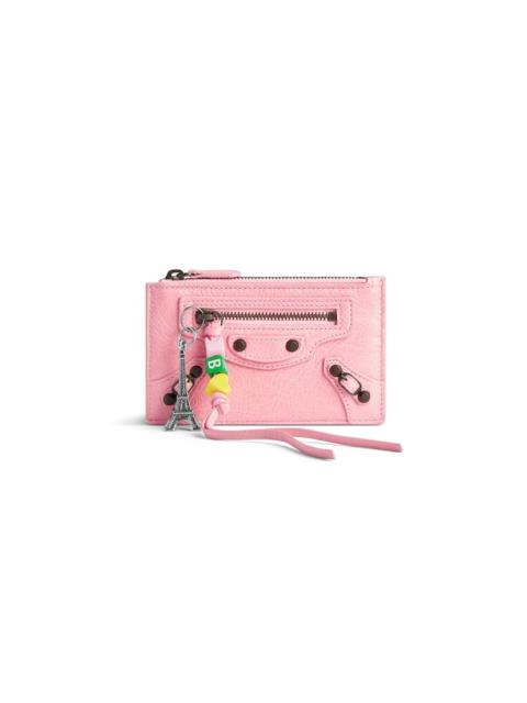 BALENCIAGA Women's Le City Long Coin And Card Holder  in Vintage Pink