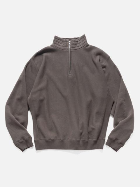 KAPTAIN SUNSHINE Zipper High Neck Pullover Fade Black