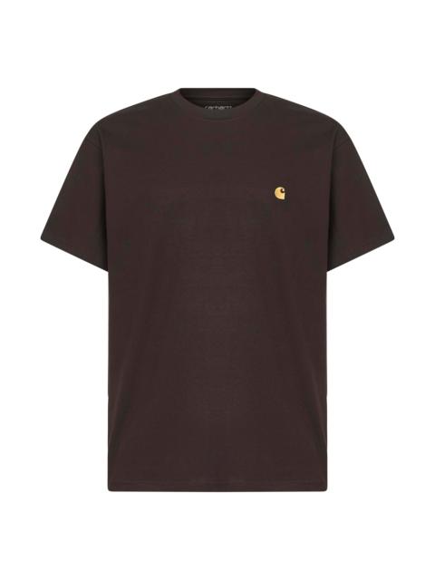 Carhartt Brown jersey S/S Chase T-shirt
