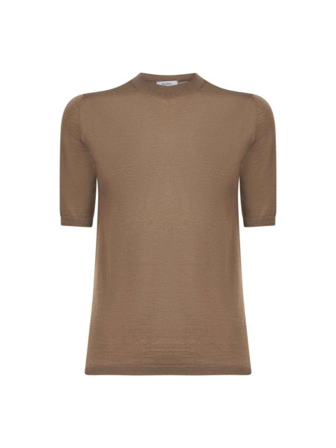 Max Mara Max Mara Women Brown Wool Knit Gerico Basic Sweater