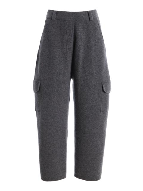 LISA YANG Azaria Cashmere Cargo Trousers grey