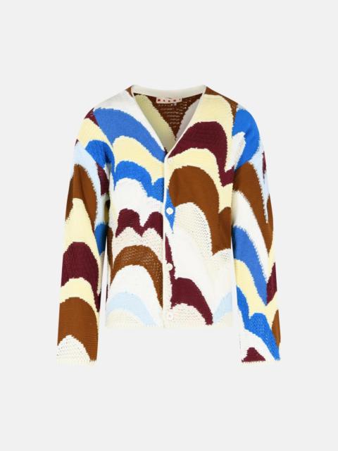 Marni MULTICOLOR COTTON CARDIGAN