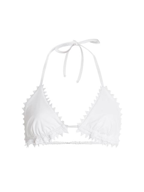 JACQUEMUS The Pico Bikini Top white