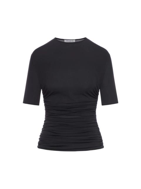 Alaïa Alaïa Black Tops - T-Shirts & Jerseys Women