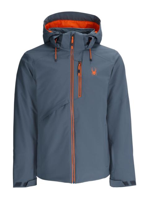 SPYDER Mens Tripoint Jacket - Slate Blue