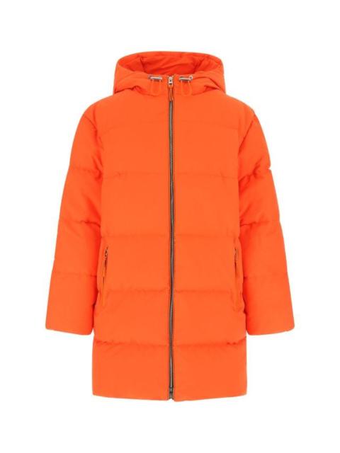 Loewe Woman Orange Cotton Down Jacket