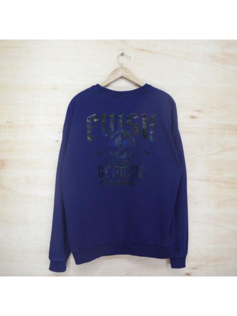Vintage 90s EVISU Genuine Remarkable Holographic Big Logo Sweater Sweatshirt Pullover Jumper