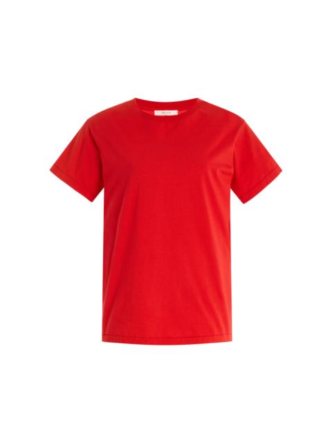 The Row Florie Cotton T-Shirt red