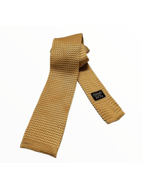Other Designers Atelier La Durance - Cravat Athelier Rare Design skinny knit vintage Necktie