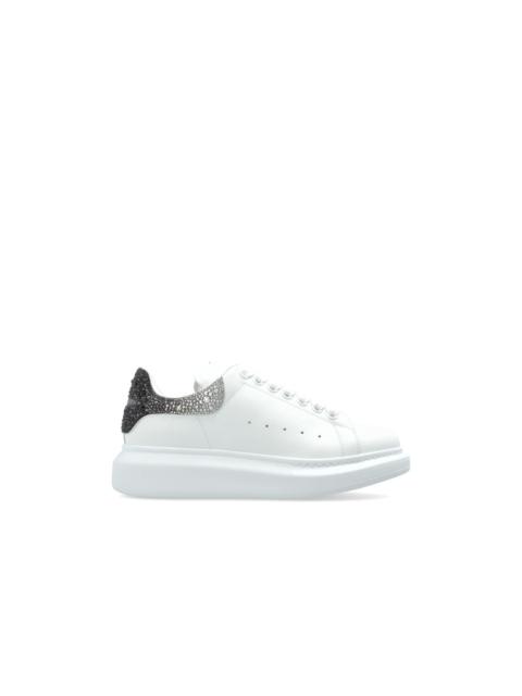 Alexander McQueen ALEXANDER MCQUEEN Oversized $990 Women's White/Gray Crystal