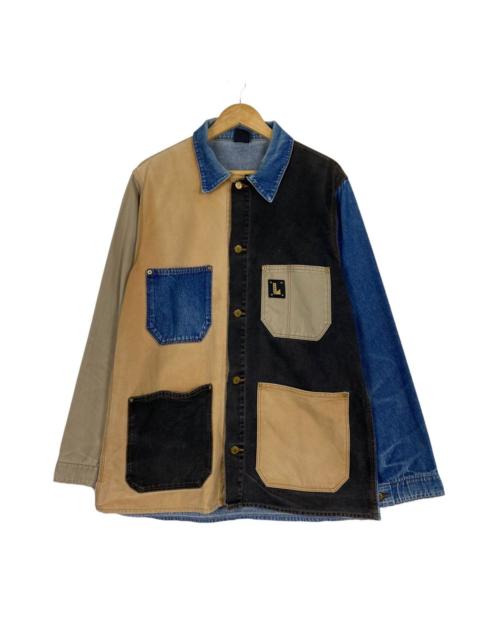 Other Designers Japanese Brand - Vintage 90s Lapco Work Wear Chore Denim Jacket