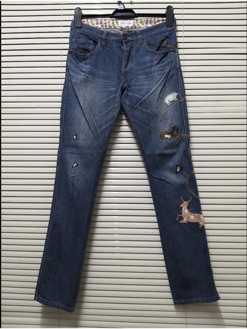 Other Designers COOL💥ISSEY MIYAKE TSUMORI CHISATO EMBROIDERY ANIMAL DENIM