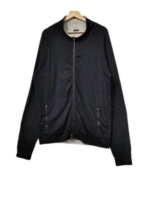 JIL SANDER DOUBLE FAS Unisex Black Zipper Jacket