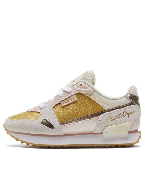 PUMA (WMNS) PUMA Charlotte Olympia x Mile Rider 'Gold Glitter' 374340-01
