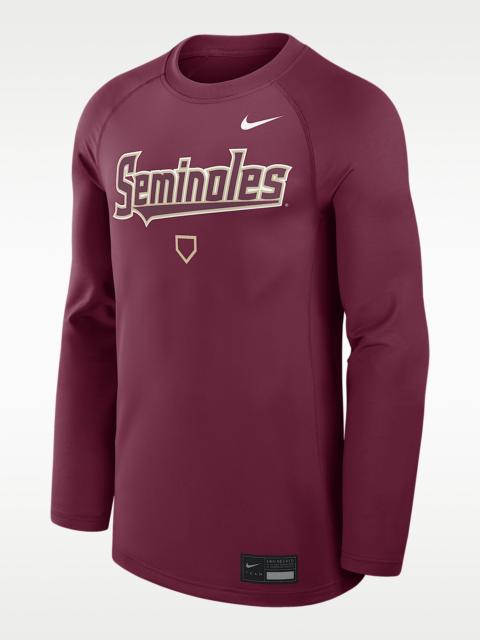 Nike Florida State Dugout Game Time Men's Nike Dri-FIT College Long-Sleeve T-Shirt
