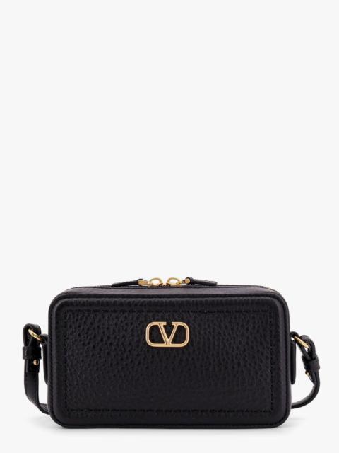 Valentino Garavani Valentino Garavani Alltime Leather Shoulder Bag With Vlogo Signature Detail
