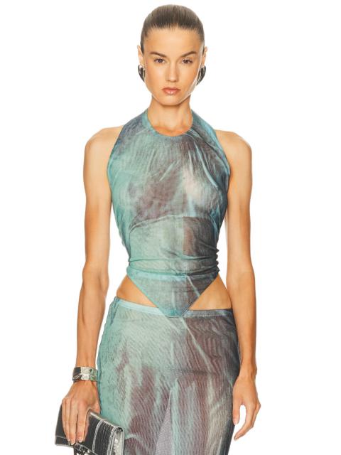 Jean Paul Gaultier Water Scarf Top
