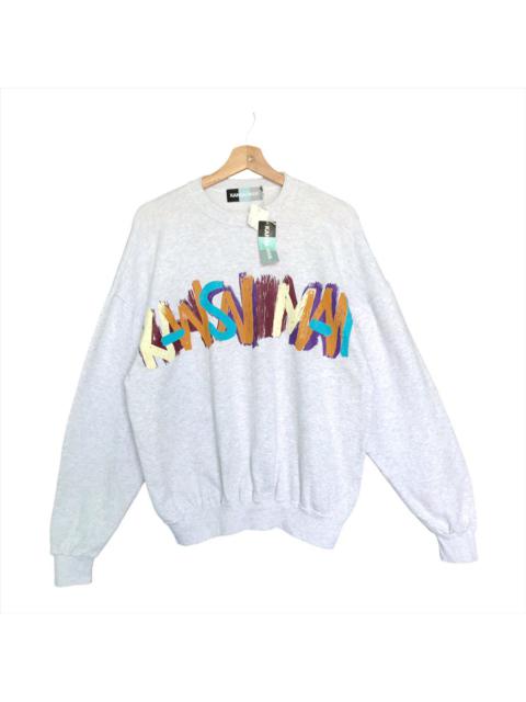 Other Designers Kansai Yamamoto - Vintage 90s Kansai Man Crewneck Sweatshirt Size M