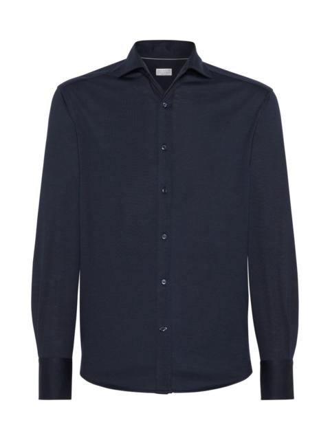 Brunello Cucinelli Silk and cotton blend shirt
