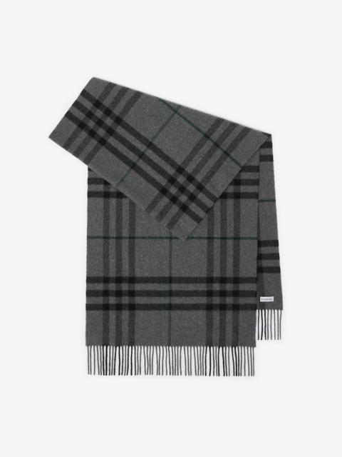 Burberry Wide Check Cashmere Scarf