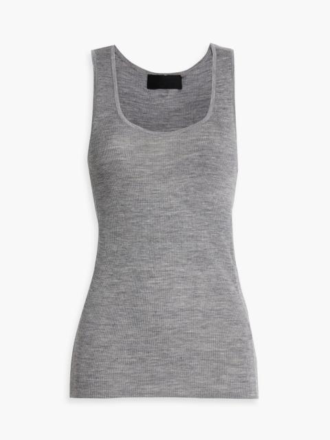 NILI LOTAN Becky ribbed silk tank