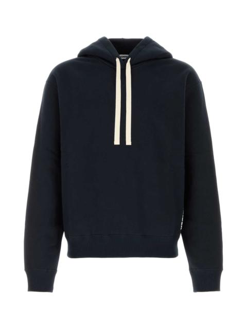 Jil Sander Jil Sander Men Midnight Blue Cotton Sweatshirt