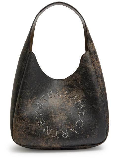 Stella McCartney Stella Mccartney Logo Faux Leather Shoulder bag