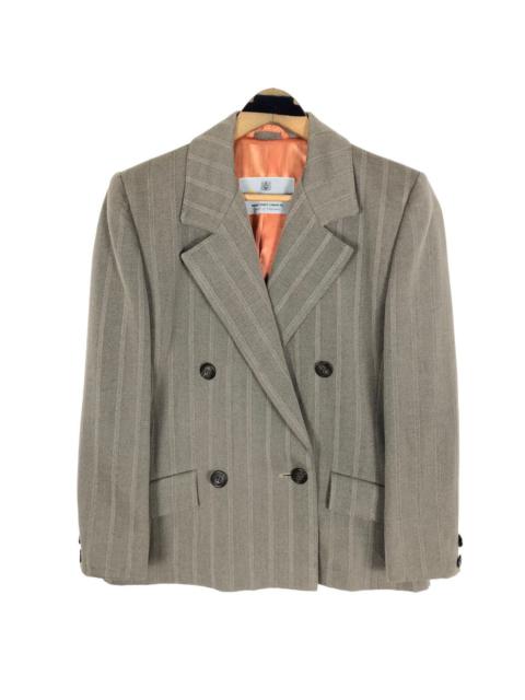 Other Designers Vintage Aquascutum Of London Stripes Pattern Coat