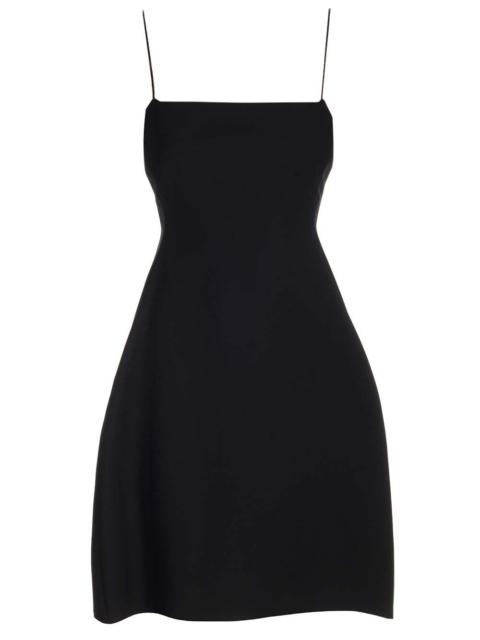 Loewe Silk And Wool Crepe Dress Dresses Black