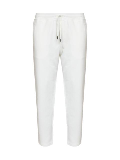 Brunello Cucinelli Brunello Cucinelli Men Off-White Techno Cotton Trousers