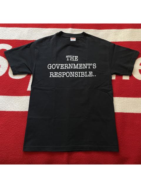 Supreme x Public Enemy - THE GOVERNMENT'S RESPONSIBLE Tee 06