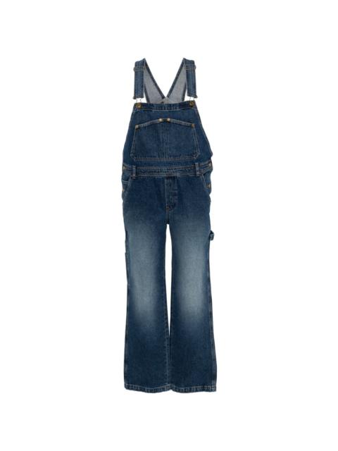 A.P.C. Nelle square-neck denim jumpsuit